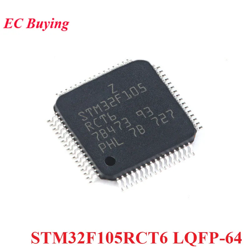 STM32F105RCT6 LQFP-64 STM32 F105RCT6 STM32F105 Cortex-M3 32-битов Микроконтролер MCU на Чип за IC Нов Оригинален Контролер