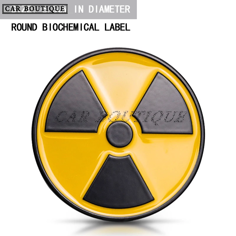 Метален Материал, Радиоактивен Знак на Етикети Контрол на зомбита Опасни Биологични и Химически Оръжия Логото на вратата на Метална Опашка Лого