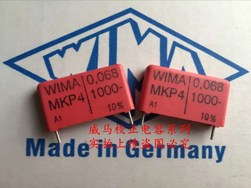 2020 гореща разпродажба 10 бр./20 бр. Германия кондензатор WIMA MKP4 1000V0.068 icf 1000V683 68nf P: 22,5 мм Аудио кондензатор Безплатна доставка