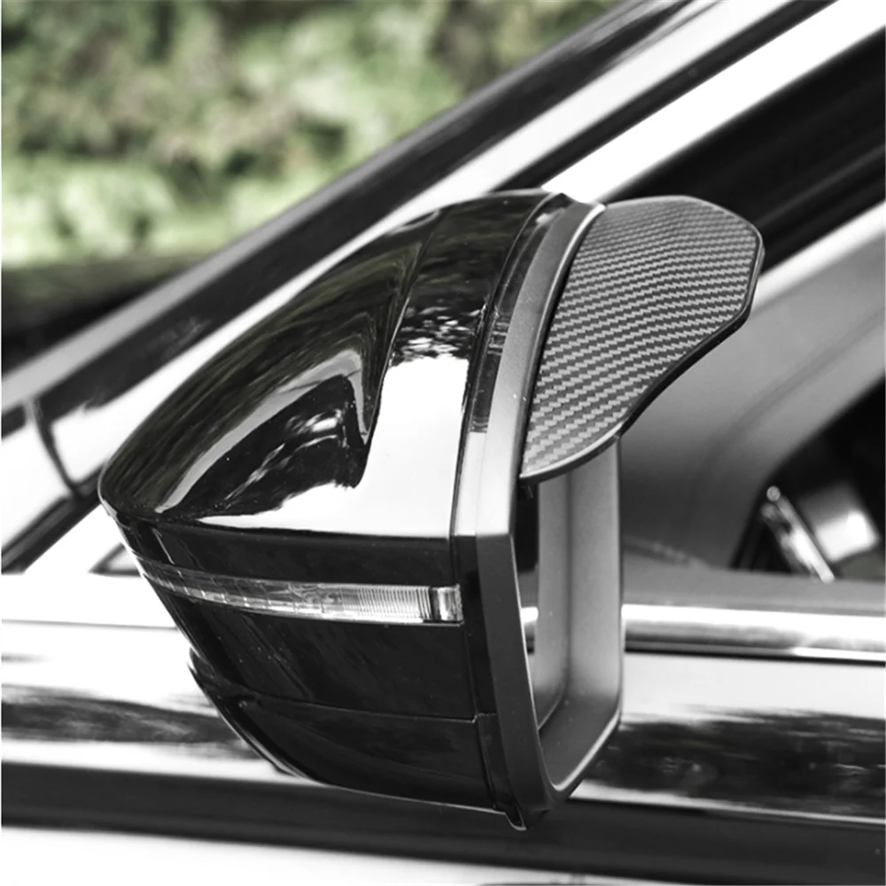 Универсално Автомобилно Огледало за обратно виждане с Дъжд Вежди за Audi A4 B6 B7 2000 2001 2002 2003 2004