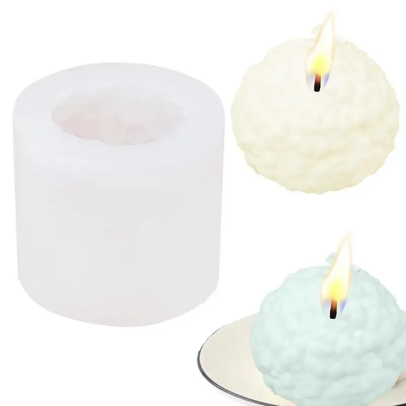 3D Коледна Свещ Мухъл Свещ Мухъл Балон Топката Леярски Форма За Направата на Свещи САМ Домашен Сапун Занаят Мазилка