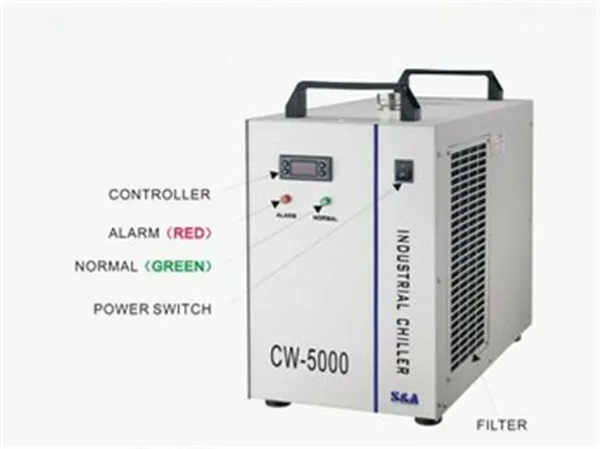 1 Бр. Индустриална Лазерната Машина За Охлаждане на Вода CW-5000 DG 220 В Индустриална Машина За Охлаждане на Вода Вертикална Машина За Охлаждане на Обзавеждане