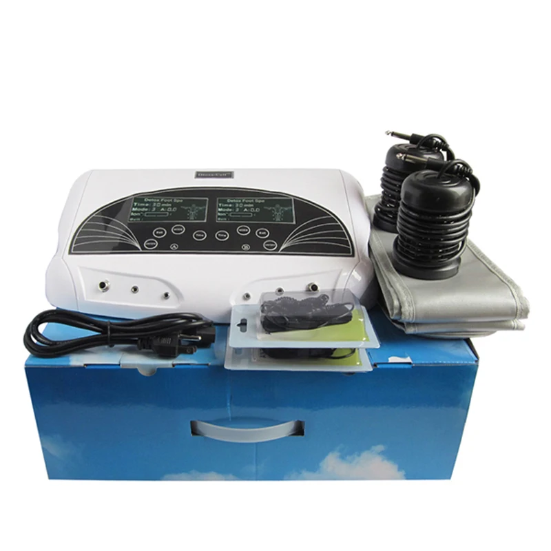 Гореща продажба на Двойна Система 2 в 1 Йонна очищающей спа-машина за Детоксикация на краката