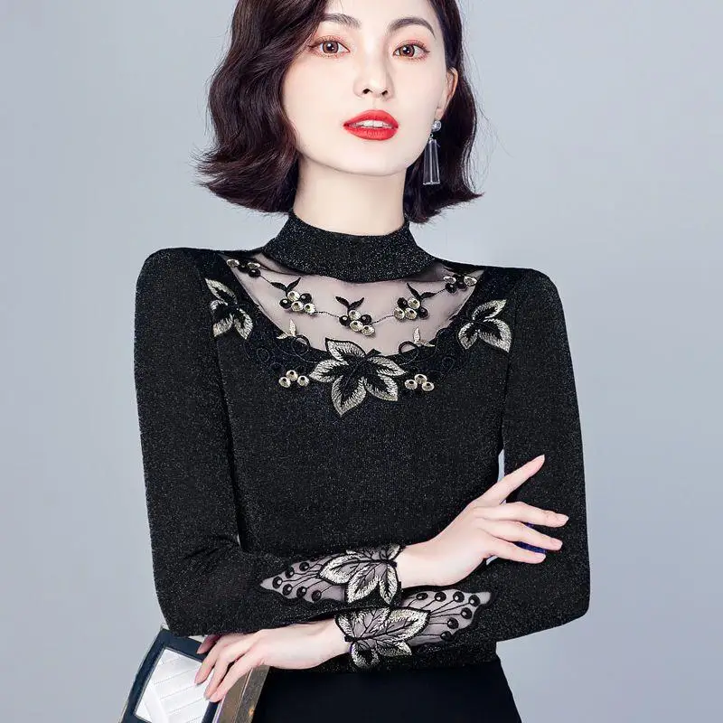 2022 традиционен китайски жена топ hanfu, женска риза с бродерия на цветя, елегантни дамски блузи, ориенталски костюм тан, ретро базова риза