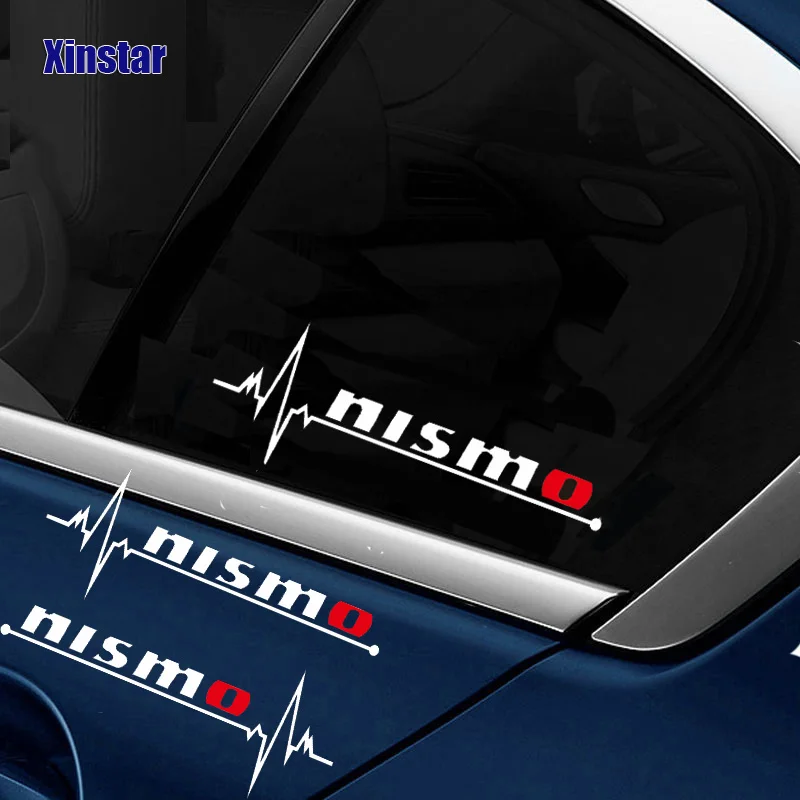 2 бр./лот, стикер на прозореца на колата KK за Nissan Tiida Sunny QASHQAI MARCH LIVINA TEANA, X-ЖЕЛЕЗНИЦА