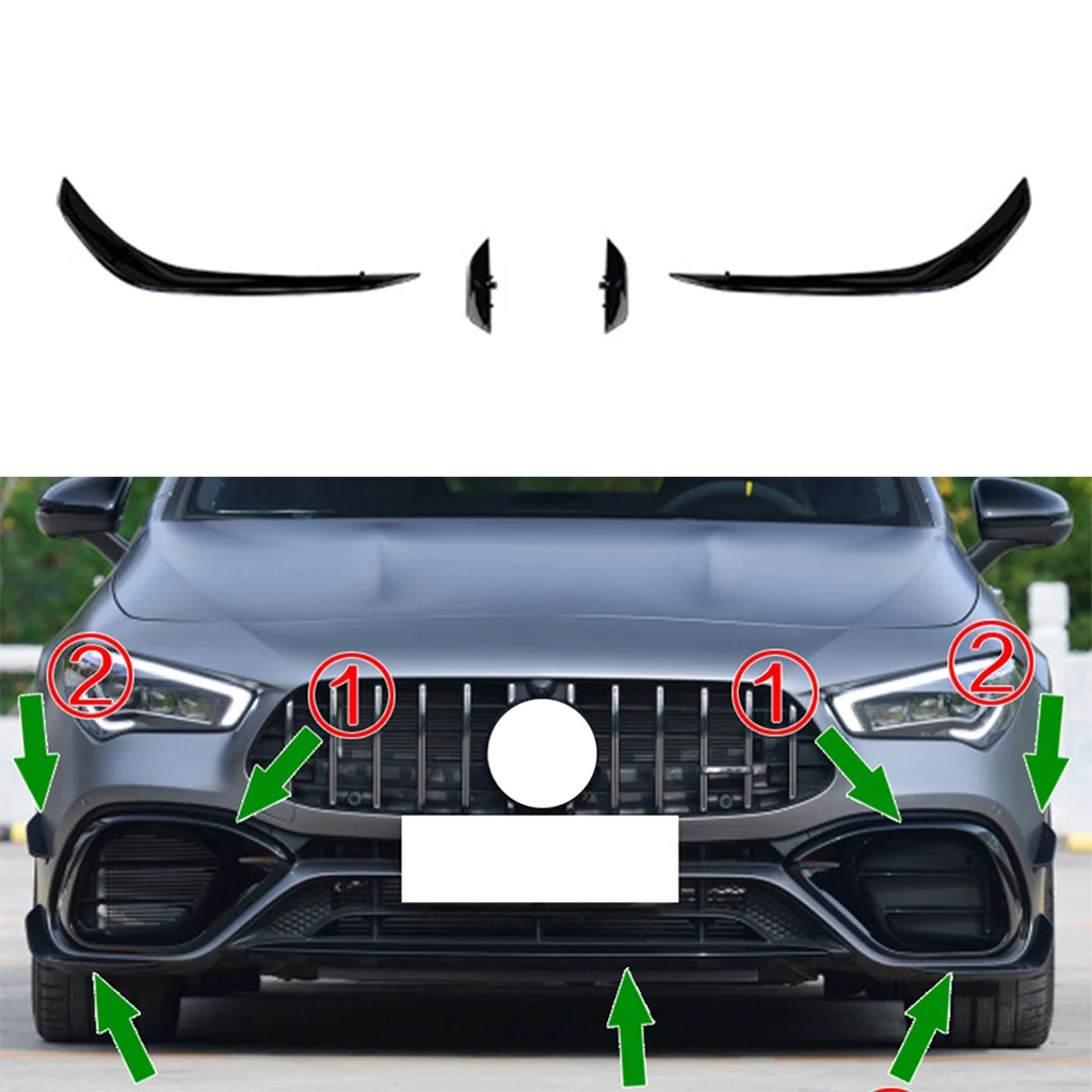 ABS Автомобил на Предната Броня, Спойлер, Въздушен Нож, Решетка, Накладки За Mercedes Benz W118 C118 CLA200 250 CLA 45 AMG 2020-2021