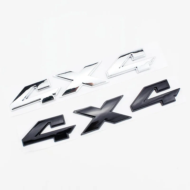 2 броя 3D Метална Емблема 4X4, че Иконата е Пълно С, Автомобилни Стикери За ДЖИП BMW, Nissan, Автомобилен Стайлинг, Автоаксесоари