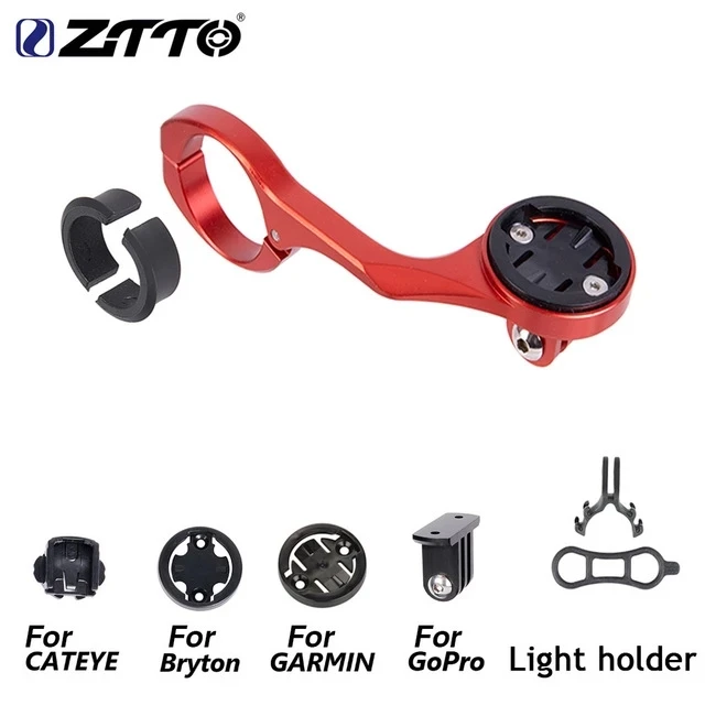 ZTTO МТБ Велосипеди, GPS Компютър Титуляр За Спортна Камера GoPro Лампа Определяне на Удължител на Волана и Предната Поставка