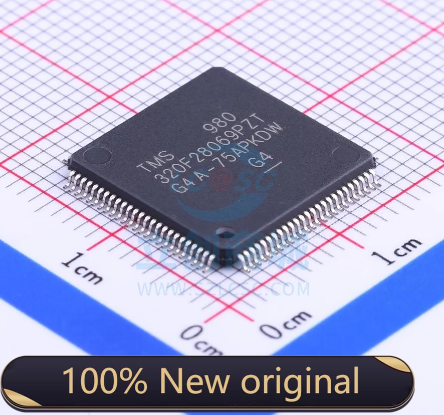 100% чисто Нов Оригинален TMS320F28069PZT Осъществяване LQFP-100 Нови Оригинални Автентични Микроконтролер (MCU/MPU/SOC) на Чип за