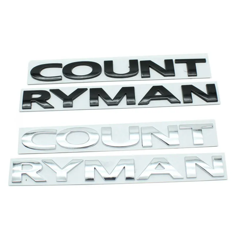 COUNTRYMAN бутон с надпис Автомобилни стикери за мини модификация на купето аксесоари оригиналния размер на задни колела в багажника, декоративни метални етикети
